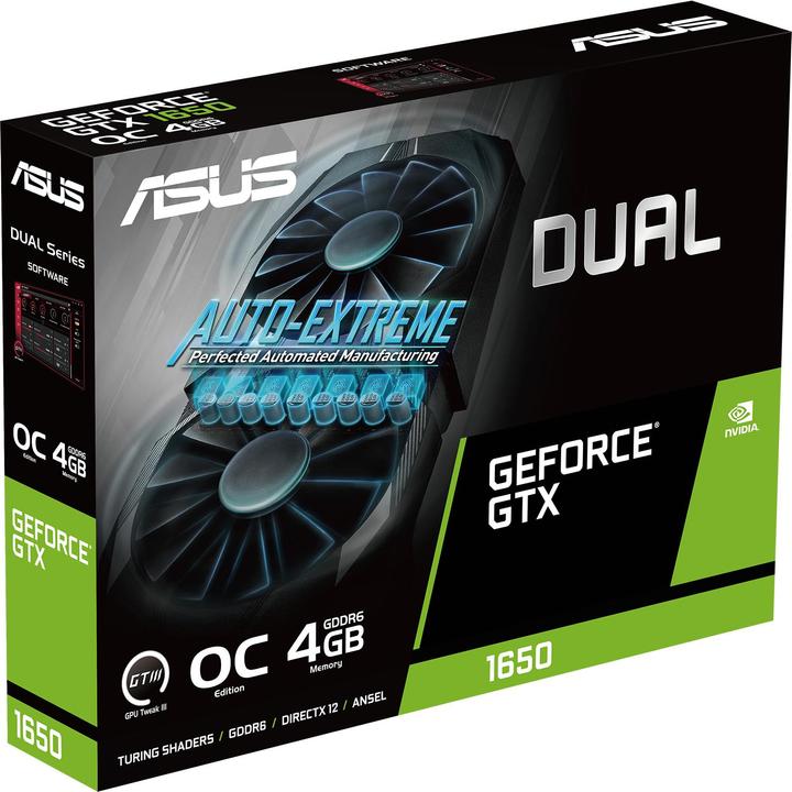 Produktbild ASUS Dual GeForce GTX 1650 OC (4 GB)