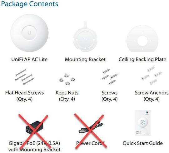 Immagine prodotto Ubiquiti UniFi UAP-AC-LR-5 Set (866 Mbit/s)