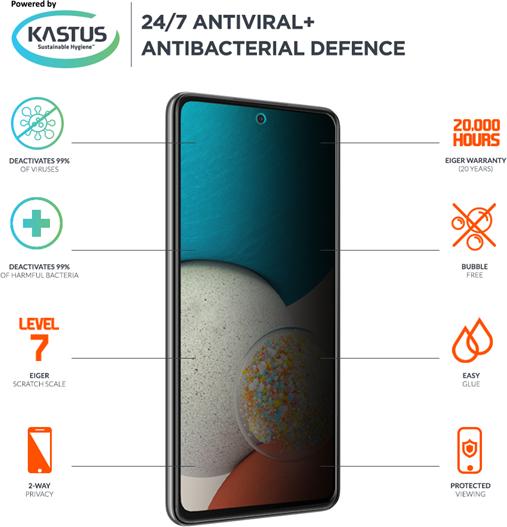 Image du produit Eiger Mountain Glass Black (1 pièce(s), Samsung Galaxy A52s 5G, Samsung Galaxy A53 5G)