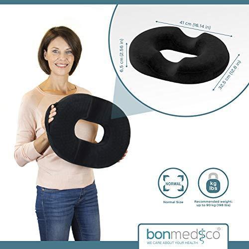 Produktbild Bonmedico Orthopädisches Hämorrhoiden-Sitzkissen (41 x 32.5 x 6.5 cm)
