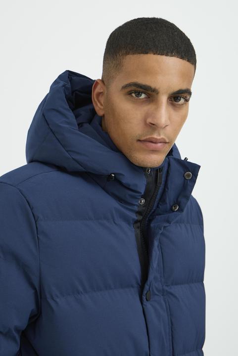 Actual product image Blend Buttoned hooded puffer jacket with pocket (XXL)