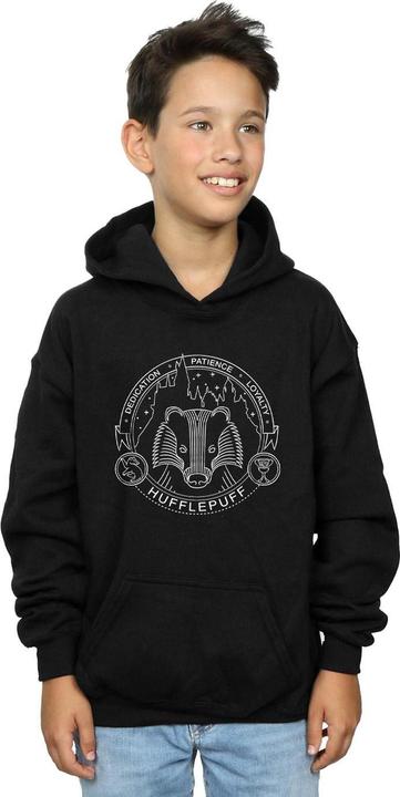 Produktbild Hufflepuff Seal Kapuzenpullover Jungen (128)