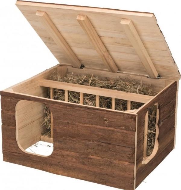 Actual product image Trixie House Hilke with rack for guinea pigs