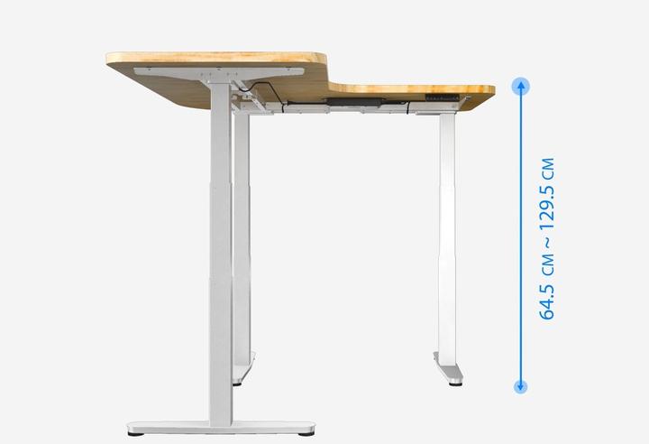 Produktbild equip ERGO Elektrisches-Sitz-Steh Tischgestell in L-Form, Dreifachmotor