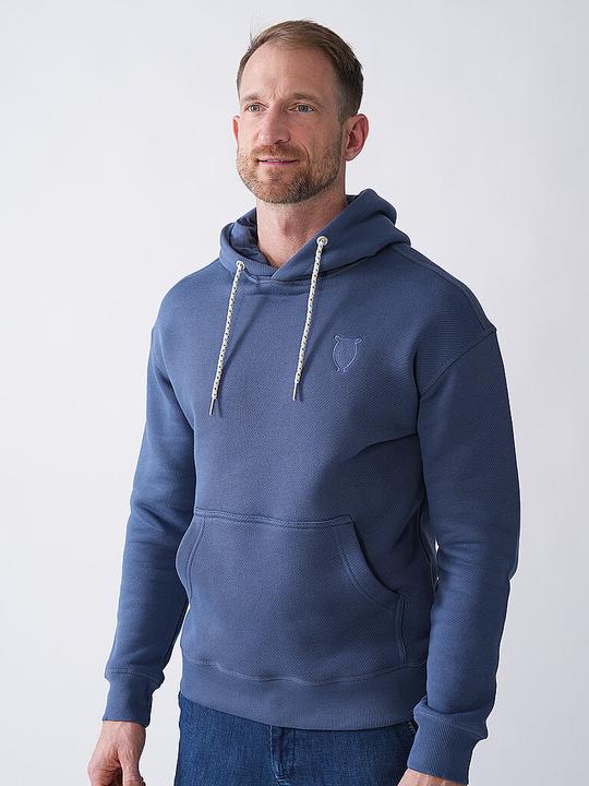 Actual product image KnowledgeCotton Apparel Loose Kangaroo Pocket Sweat with Embroidery (L)
