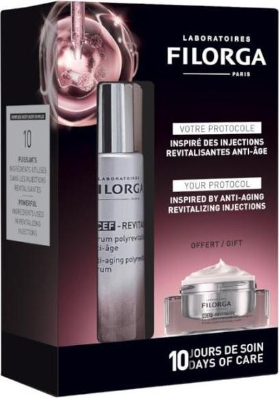 Image du produit Filorga NCEF-Revitalize Anti-Aging Polyrevitalizing Serum 30ml Set 2 Pieces (Set soin du visage)