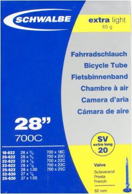 Energie-Label Schwalbe Sv20 (Presta (SV), 28", 60 mm)