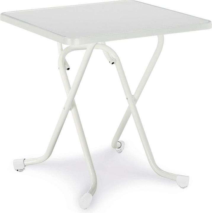 Best Folding table 67 x 67 H 70 cm white (67 cm)