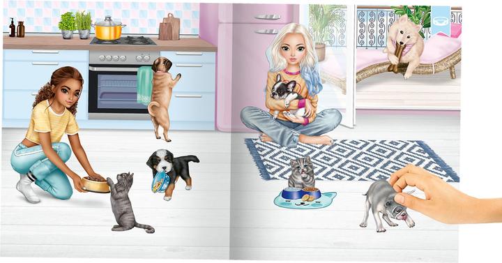 Actual product image Magni DEPESCHE TOPModel Stickerworld KITTY and DOGGY