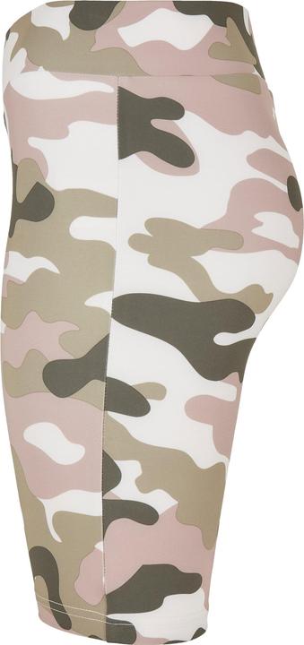 Actual product image Urban Classics Ladies High Waist Camo Tech Cycle Shorts (XS, S)
