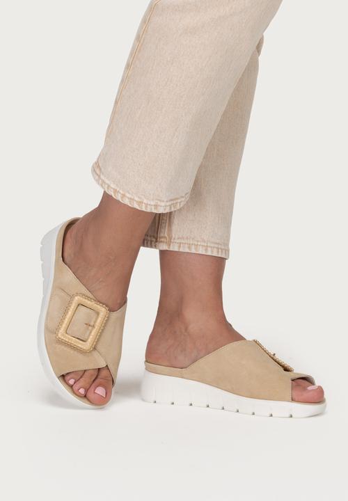 Actual product image Vitaform Pantolette Veloursleder Supersoft (37)