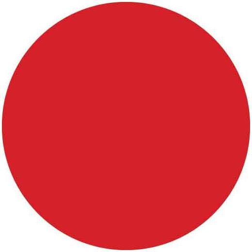 Image du produit Brady Points de code couleur sur rouleau, papier, rouge, 75 mm de diamètre, rond (500 p.)
