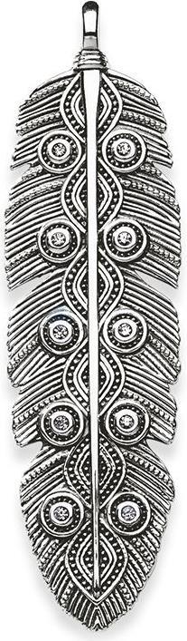 Thomas Sabo Pendentif plume ethnique (Argent)
