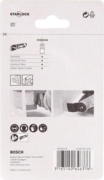 Produktbild Bosch Professional Zubehör Carbide-RIFF Tauchsägeblatt AIZ 32 RT5, 30 x 32 mm