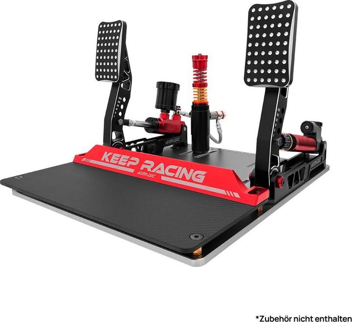 Produktbild Simagic P2000 Hydraulic 2-Pedal Set, 100KG Loadcell - Crimson Edition
