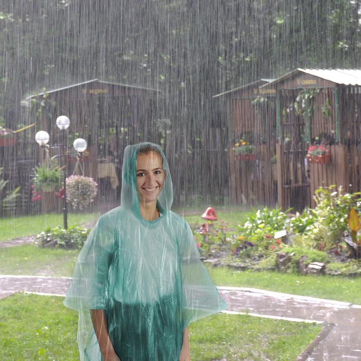 Produktbild Relaxdays 10x Regenponcho (10)