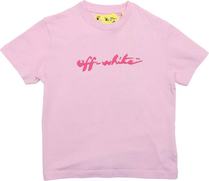 Actual product image Off Childrens/Kids Script T-Shirt (140)
