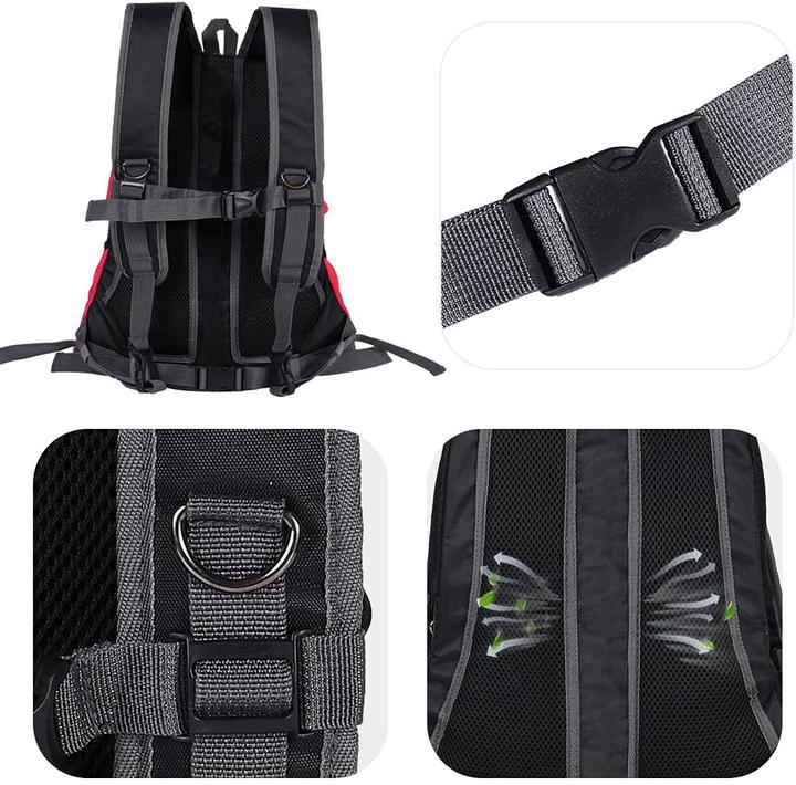 Image du produit GoGou Sac à dos pour chien (rouge)