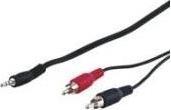 Actual product image HDgear 3.5 mm stereo plug - 2x Cinch plug (0.50 m, 3.5mm jack (AUX), Cinch)