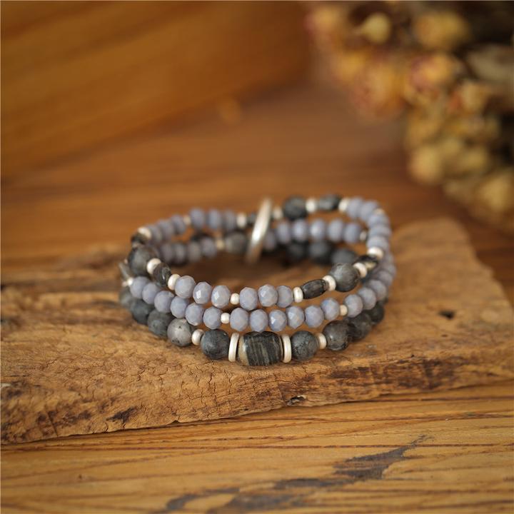 Andreani Armband mit echtem Picasso Jaspis (8 cm)