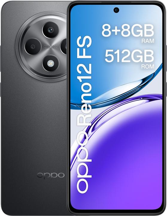 OPPO Reno12 F (512 GB, Matte Grey, 6.67", Dual SIM, 50 Mpx, 4G)