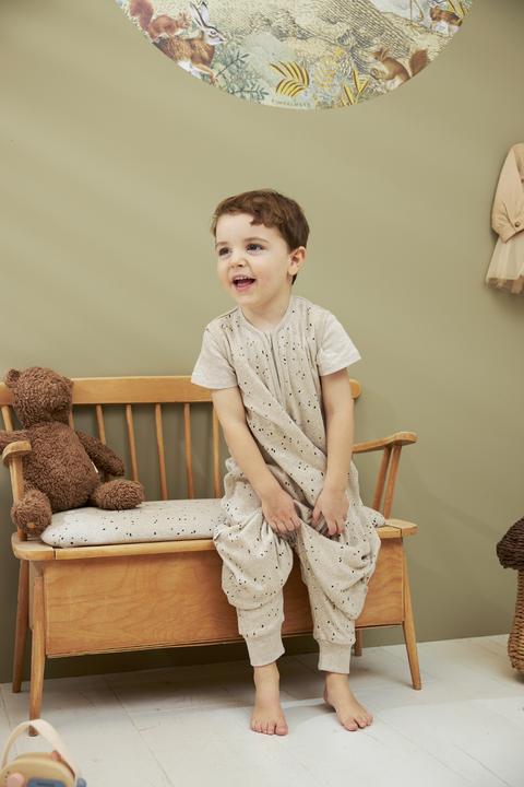 Produktbild Meyco Baby Rib Mini Spot baby sommer schlafoverall jumper (104 cm, 0.5 TOG)
