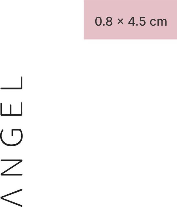 Image du produit minink Tatouage temporaire - ANGEL Sans Serif