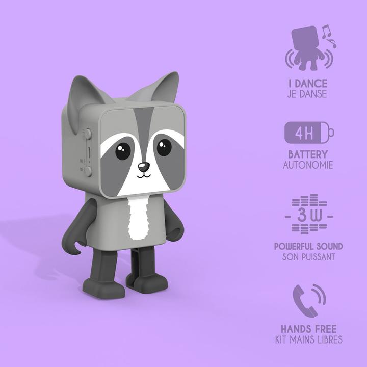 Image du produit Mobility on Board Dancing Animal speaker Raton laveur (4 h, Fonctionnement sur batterie)