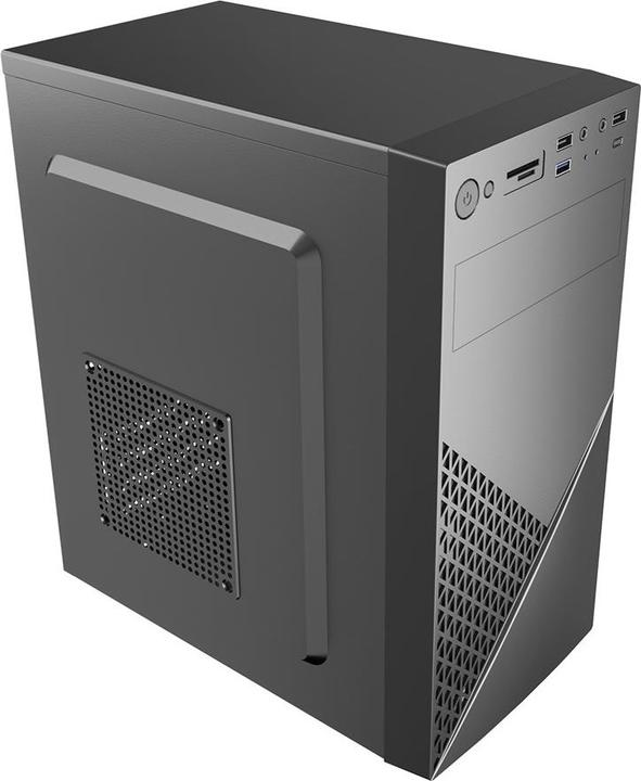 Actual product image Gembird Fornax K170 mATX computer case 2x USB 20 + 1x USB 30 + 1x USB type-C black (Mini-ATX)