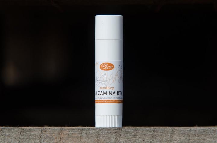 Actual product image Pleva Honey lip balm with vanilla flavour (Balm, Care pencil)
