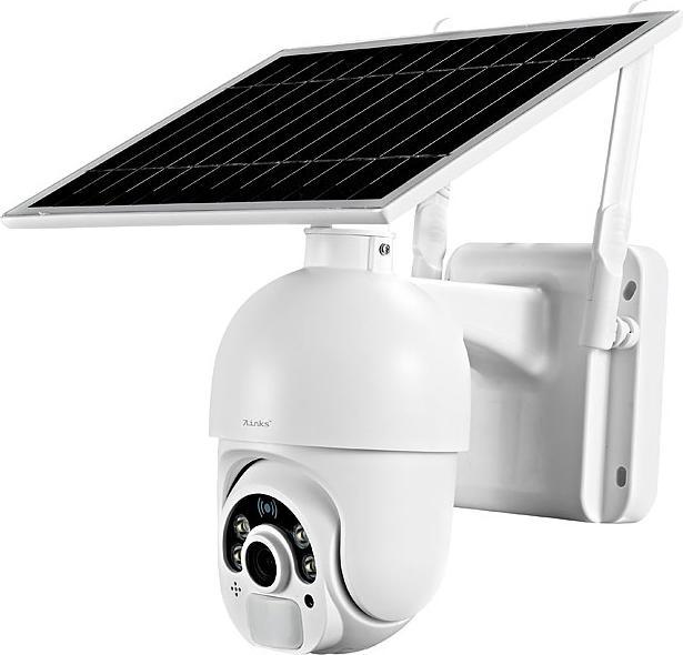 Produktbild 7links 2er-Set Pan-Tilt-Überwachungskameras, Full HD, WLAN, Akku, Solarpanel (1920 x 1080 Pixels)