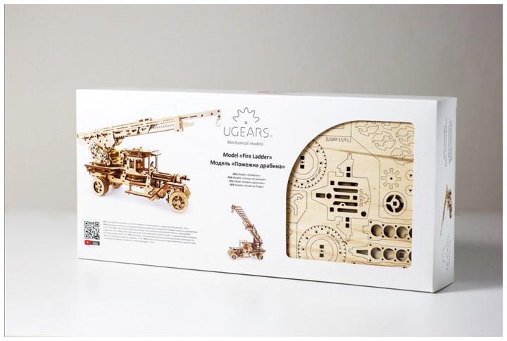 Actual product image Ugears Fire engine