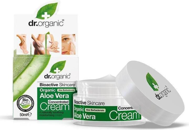 Actual product image Dr. Organic ALOE VERA crema concentrada 50 ml (50 ml, 24h cream)