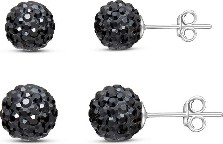 Immagine prodotto Leyda Orecchini a perno con zirconi (Argento 925, pietra sintetica)