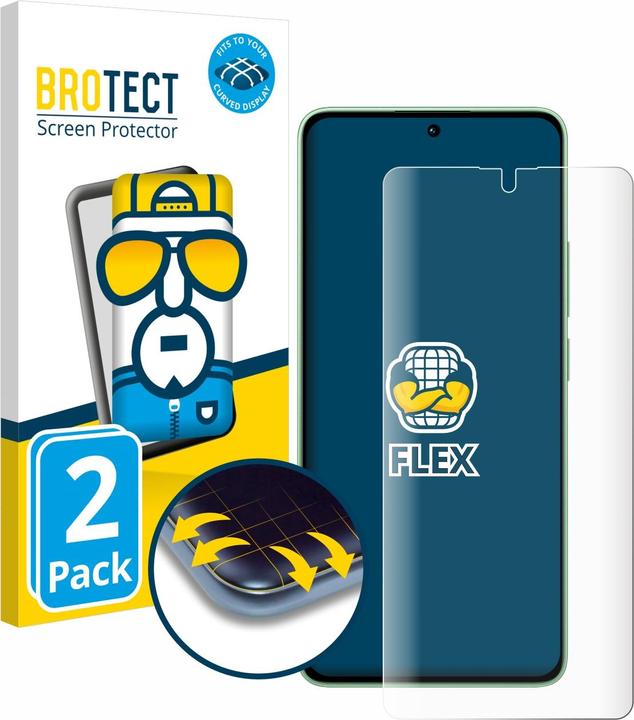 Actual product image BROTECT Full-Cover Protector (2 Piece, Xiaomi Redmi Note 13 4G)