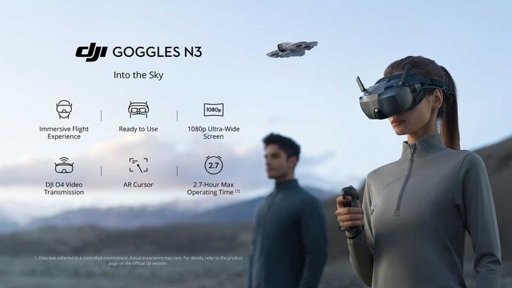 Image du produit DJI Goggles N3 (Lunettes FPV, DJI Neo, DJI Avata 2)
