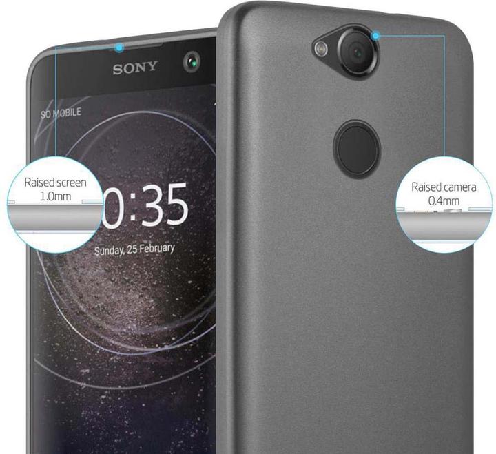 Actual product image Cadorabo TPU Matt Metallic Cover (Sony Xperia XA2)