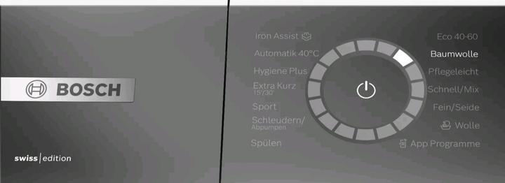 Actual product image Bosch Hausgeräte WGB256A5CH (10 kg, Left, CH plug)