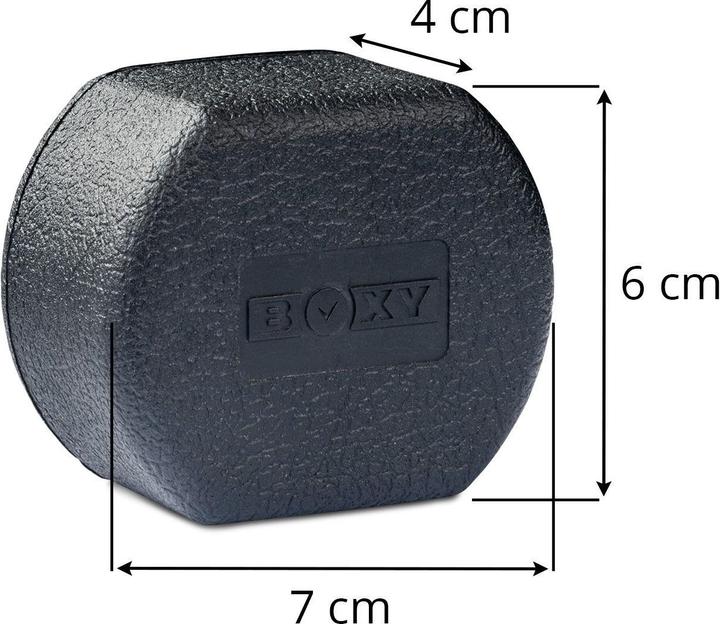 Actual product image Beco Watchwinder Boxy Fancy Brick - Black with power supply unit (1 x)