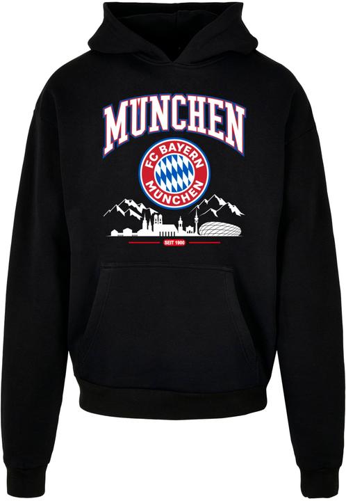 Immagine prodotto FC Bayern München Felpa con cappuccio ultra pesante FC Bayern Skyline for grey - 115235 (S)