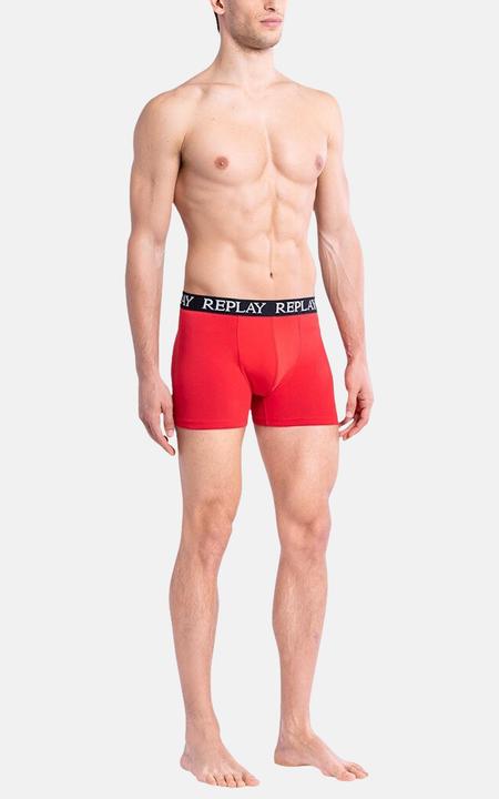 Produktbild Replay Trunk BOXER Style 01/C Basic Cuff Logo im 3er Pack (L, 3er Pack)