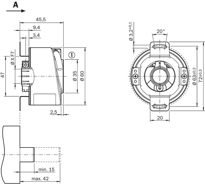 Actual product image Sick Incremental encoder (Sensor)