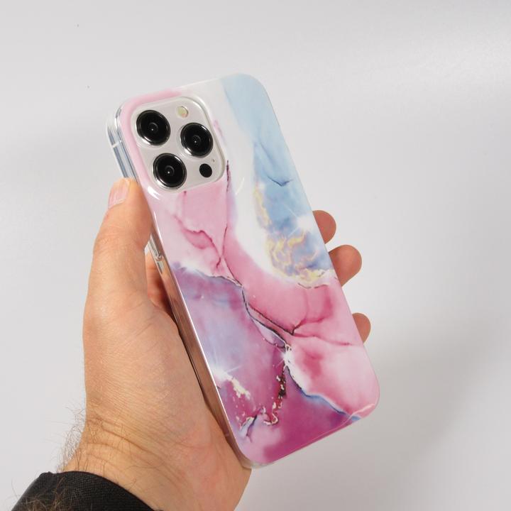 Immagine prodotto PhoneLook Cover Gel Marmo Lucido /blu (Apple iPhone 15 Pro)