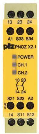 Immagine prodotto Pilz Relè di sicurezza 24V ca/cc PNOZ/X2.1