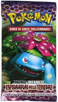 Actual product image Pokémon Black & White Dark Explorers Booster - IT (Italian, Booster display)