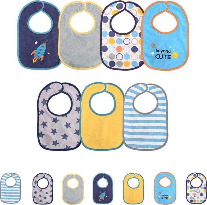 Immagine prodotto Baby Care Set di bavaglini per bambini da 7 pezzi