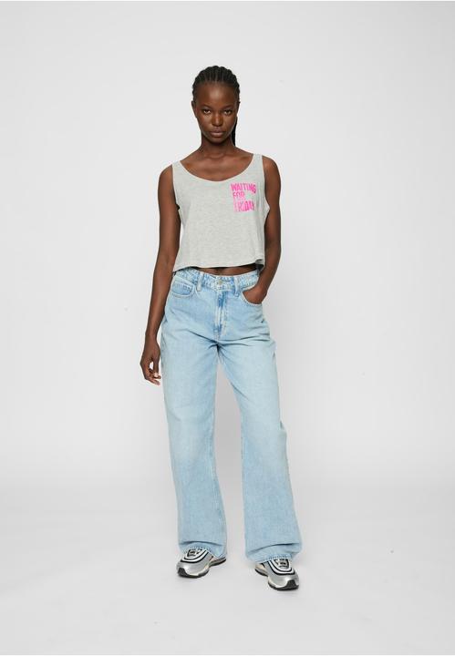 Actual product image Mister Tee Ladies Waiting For Friday Box Tank - 22291 (S)