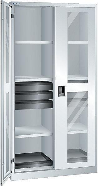 Produktbild Lista Sichtfensterschrank, HxBxT 1950 x 1000 x 580 mm (100 cm, 195 cm)