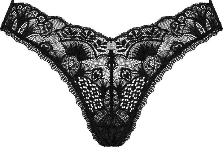 Actual product image Obsessive Donna Dream Lace String - Black (S)