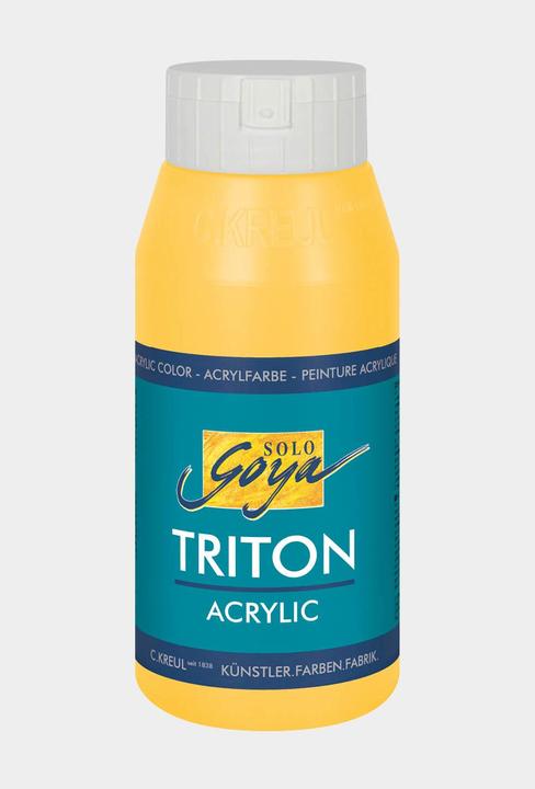 Image du produit Solo Goya Acrylique Triton (Jaune de cadmium, 750 ml)
